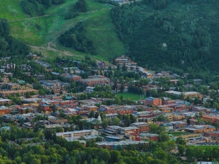 Aspen city view summer