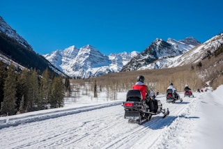 Maroon Bells Snowmobile Tour